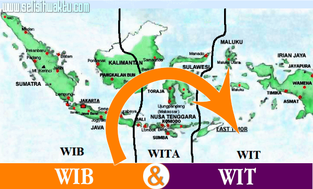 WIB Dan WIT Selisih 2 Jam WIB Dan WIT Selisih 2 Jam
